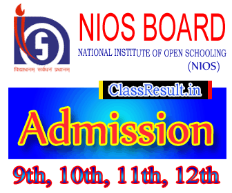 nios Admission 2024 class 10th Class, Secondary, 12th Class, Sr Secondary, DEIED