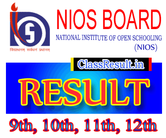 nios Result 2020 class 10th Class, Secondary, 12th Class, Sr Secondary, DEIED